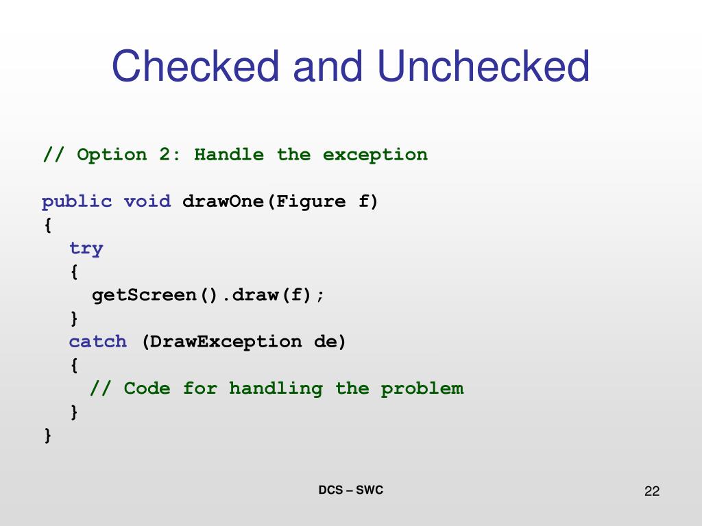 PPT Exceptions Handling the unexpected PowerPoint Presentation, free