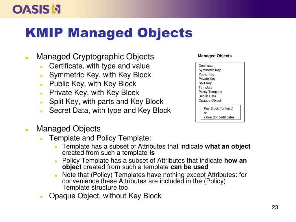 PPT - Key Management Interoperability Protocol (KMIP) PowerPoint