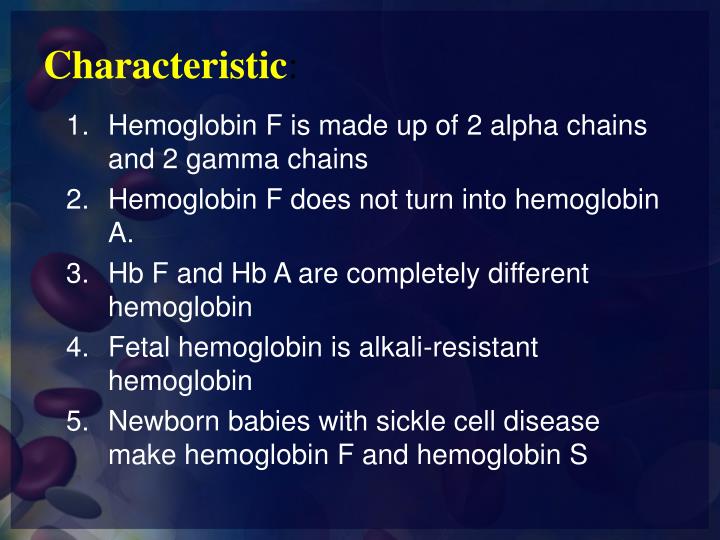 PPT Hemoglobin F Quantitation Fetal Hemoglobin PowerPoint