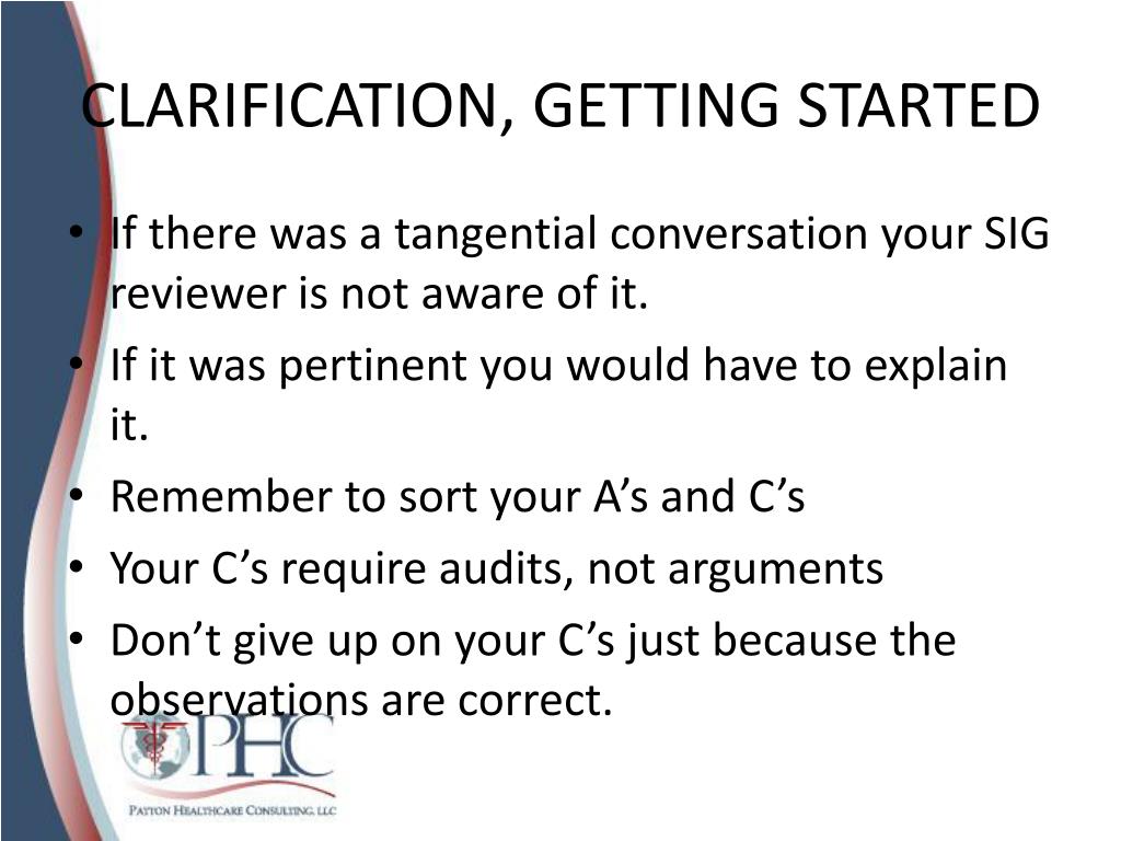 PPT CLARIFICATION AND EVIDENCE OF STANDARDS COMPLIANCE PowerPoint