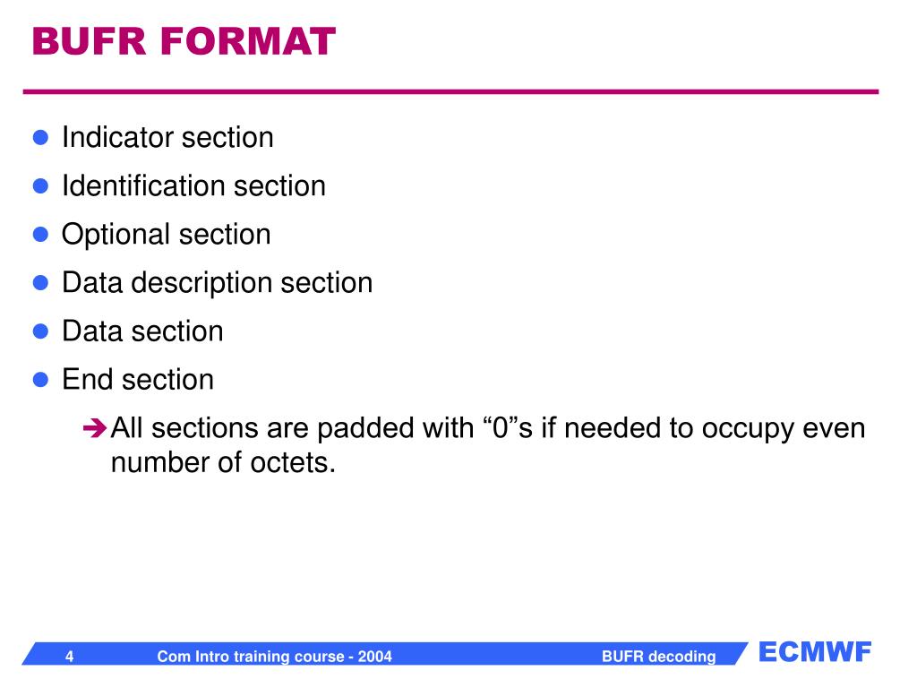 PPT - BUFR decoding PowerPoint Presentation, free download - ID:3890306