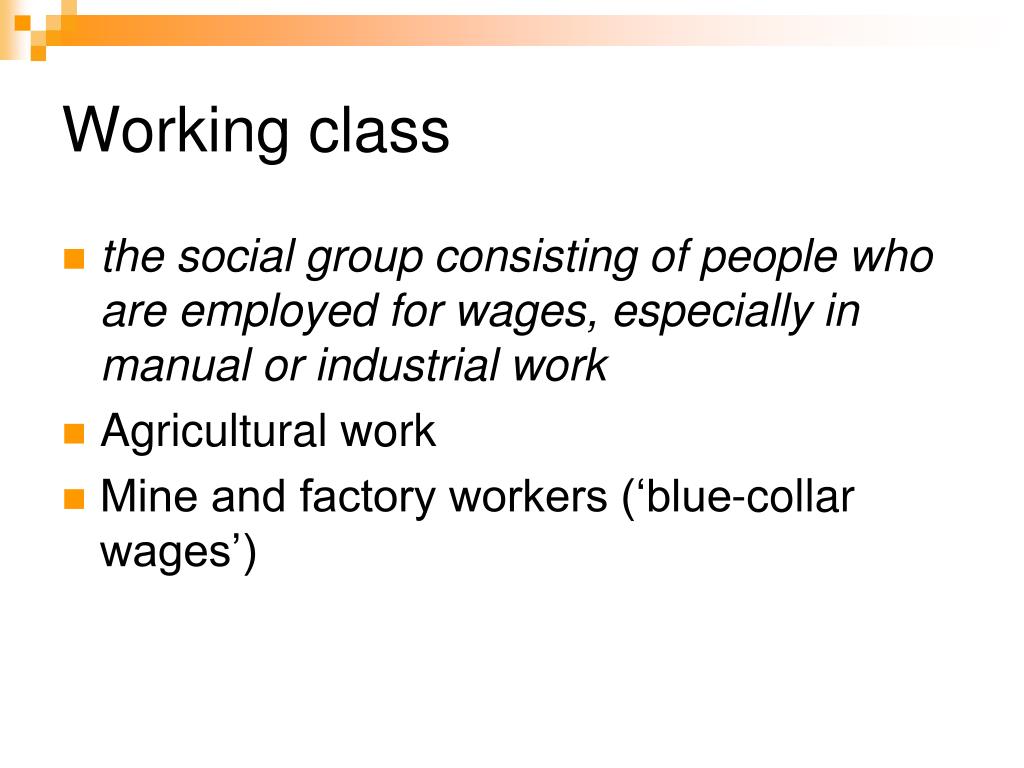 PPT Social class in England in the 21st century PowerPoint