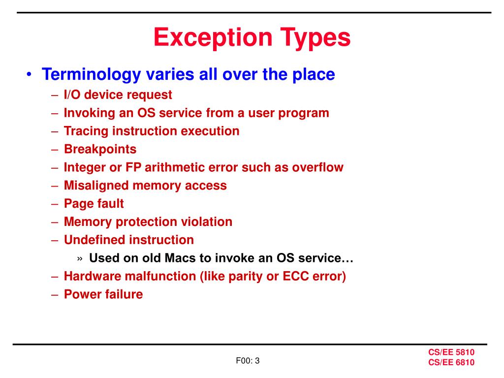 PPT Exceptions PowerPoint Presentation, free download ID3893342