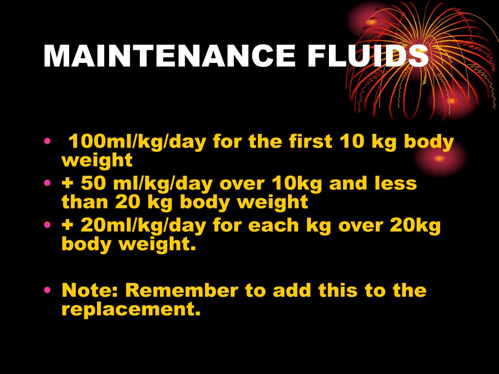 PPT Fluid Resuscitation of Burns PAEDIATRIC PowerPoint Presentation