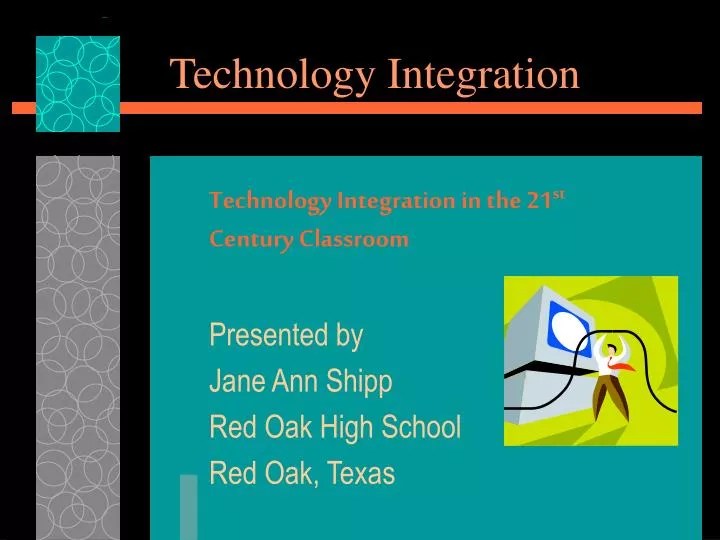 PPT Technology Integration PowerPoint Presentation, free download