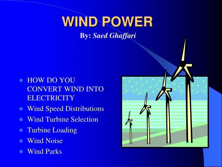 PPT WIND POWER PowerPoint Presentation, free download ID3898309