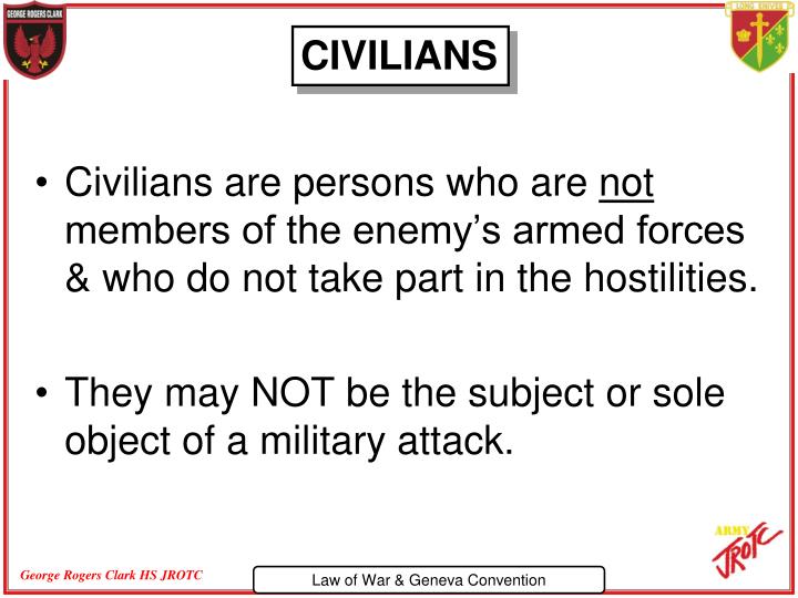 PPT Law of War Military Law Hague Convention Geneva Convention Rules