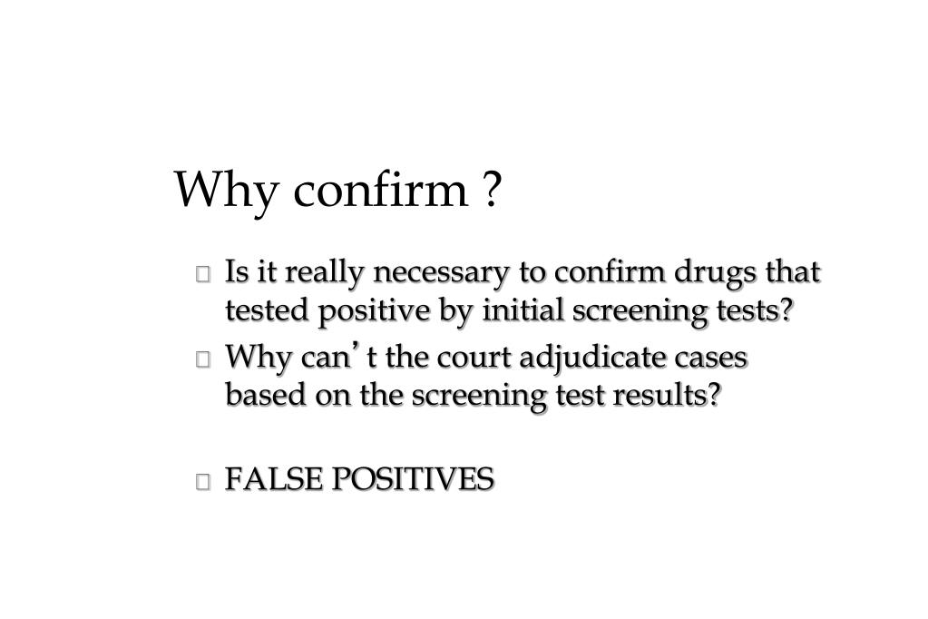 PPT A Best Practices Review of Drug Detection for Court Professionals