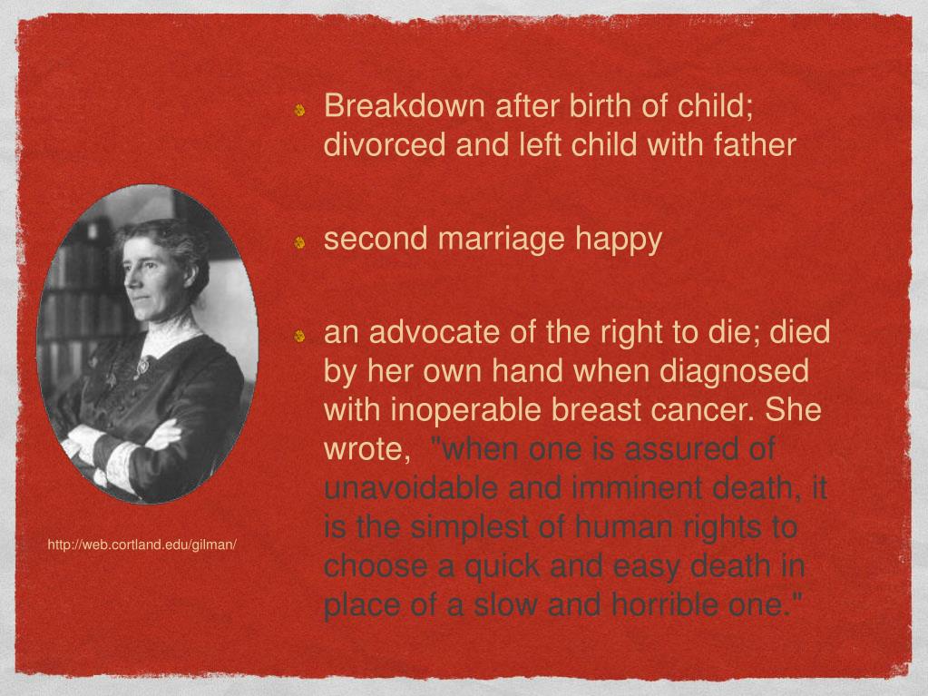 PPT Charlotte Perkins Gilman’s “The Yellow Wallpaper” PowerPoint