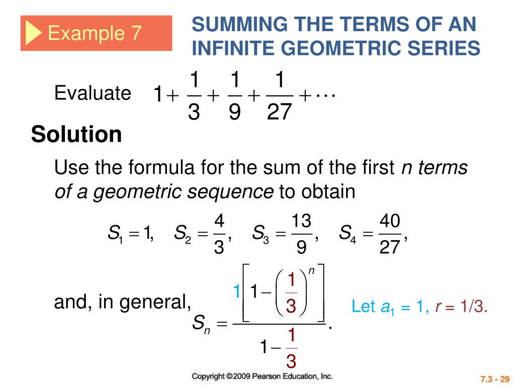 Geometric Sum Formula R 1 pametno