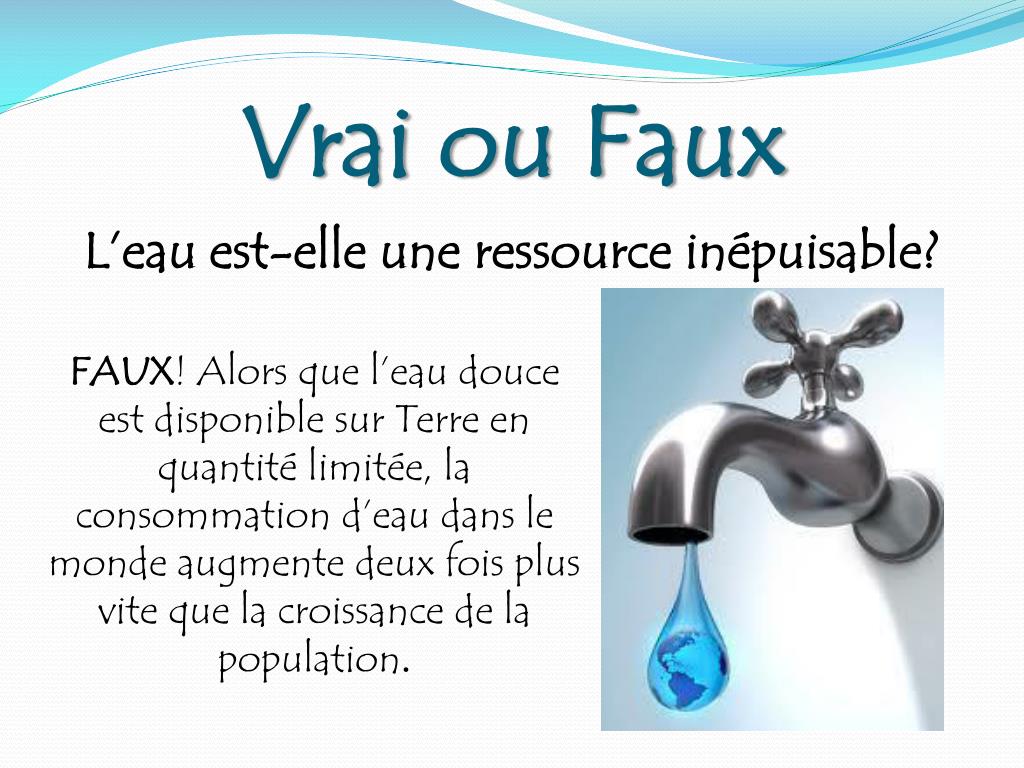 PPT L’eau PowerPoint Presentation, free download ID3903541