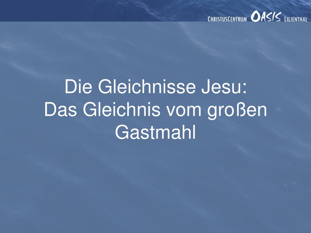 PPT Die Gleichnisse Jesu PowerPoint Presentation, free download ID