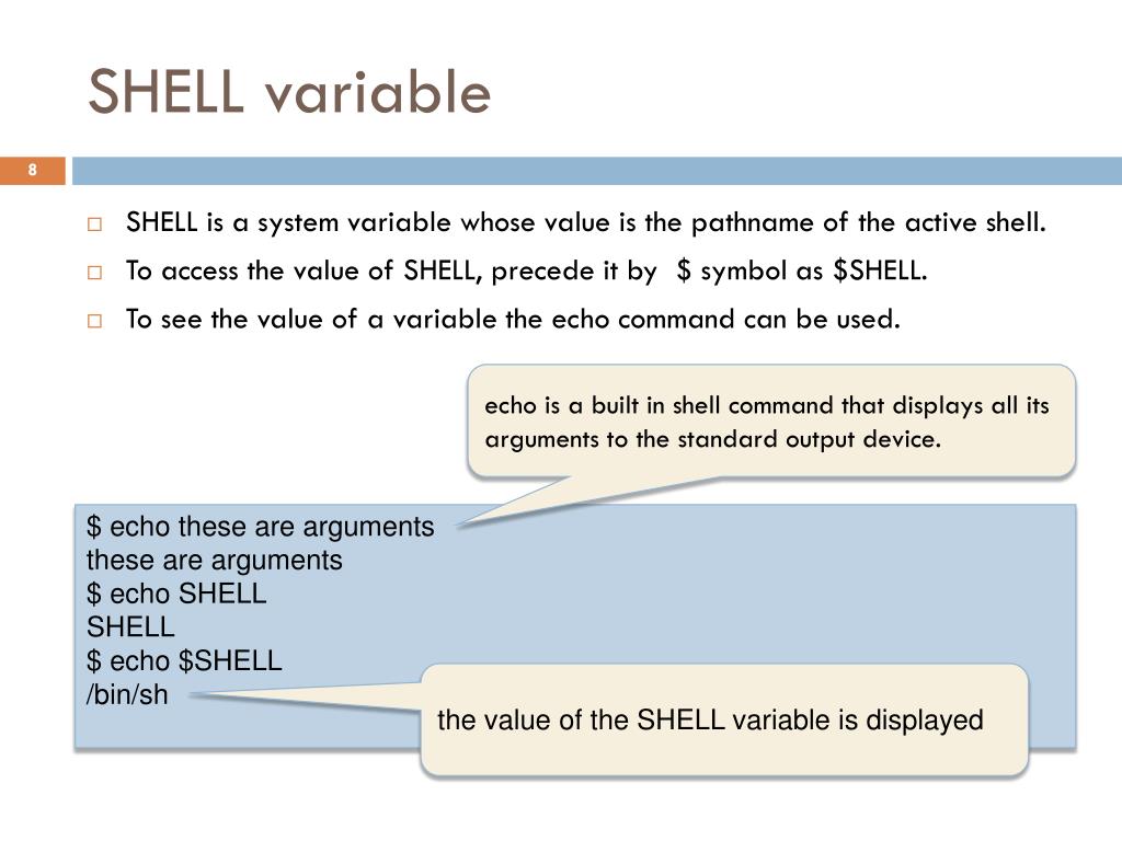 PPT CHAPTER 2 THE UNIX SHELLS PowerPoint Presentation, free download