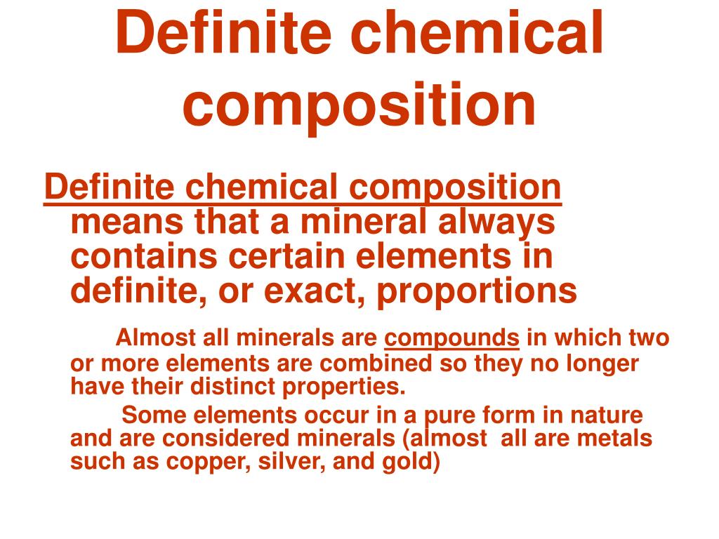 PPT PROPERTIES OF MINERALS Chapter 2, Section 1 PowerPoint
