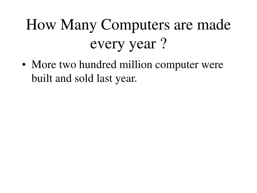 PPT Computers PowerPoint Presentation, free download ID3907392