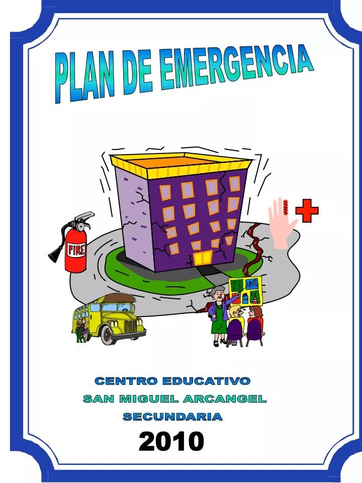 PPT PLAN DE EMERGENCIA PowerPoint Presentation, free download ID