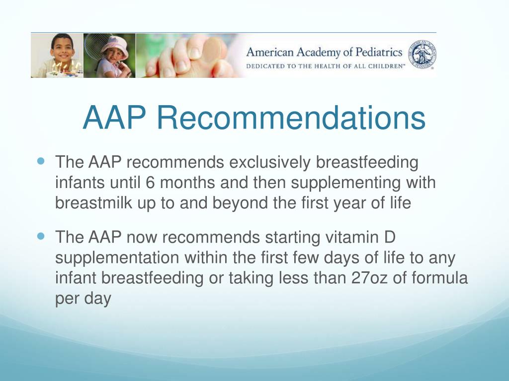 PPT Breastfeeding and Vitamin D Supplementation PowerPoint