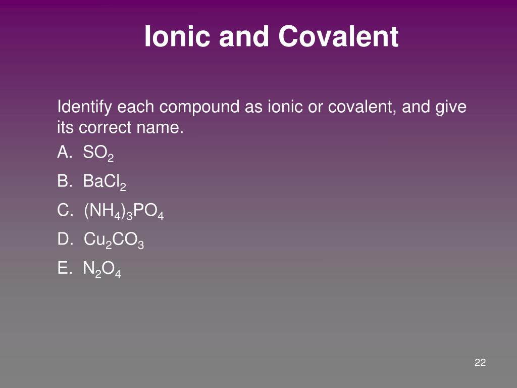 PPT Naming Covalent/ Molecular Compounds PowerPoint Presentation