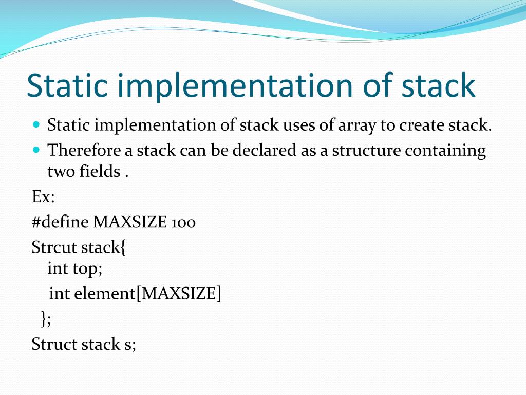 PPT STACK PowerPoint Presentation, free download ID3913960