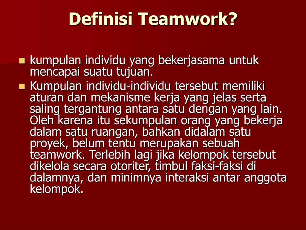 PPT Teamwork PowerPoint Presentation, free download ID3914533