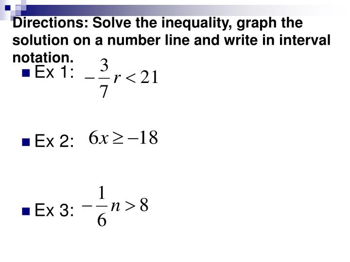 PPT Agenda WU (5 min) Quiz (20 min) Inequalities charts (15 min