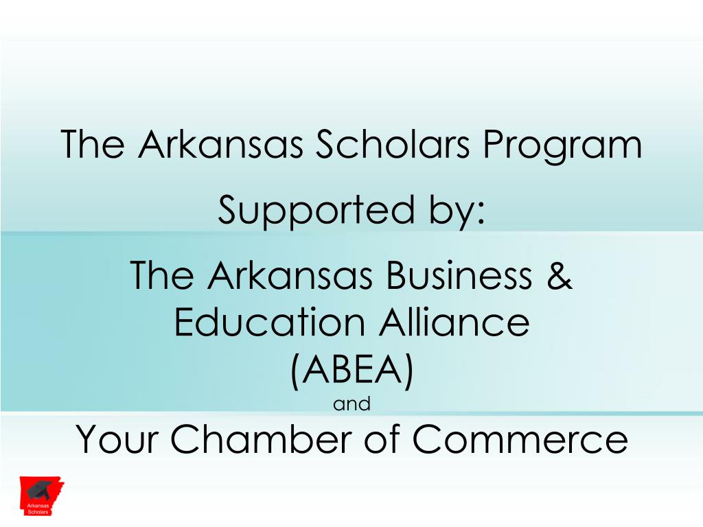 PPT Arkansas Scholars PowerPoint Presentation, free download ID3922691