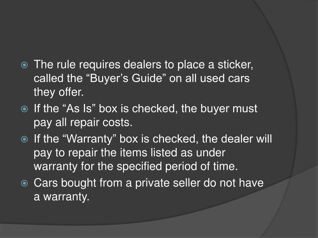 PPT Steps in the Car Buying Process PowerPoint Presentation, free