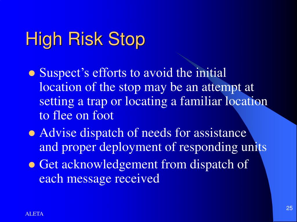 PPT Vehicle Stop and Approach PowerPoint Presentation