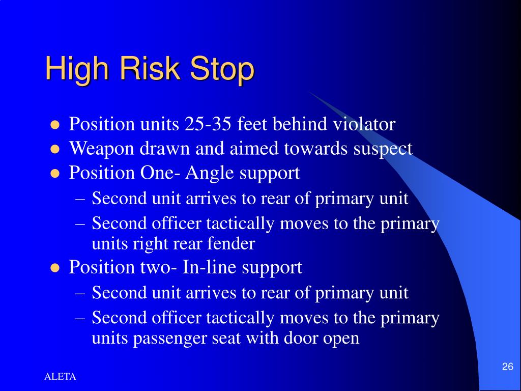 PPT Vehicle Stop and Approach PowerPoint Presentation