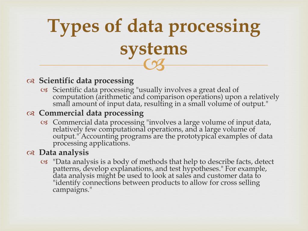 PPT Introduction to Data Processing System PowerPoint Presentation