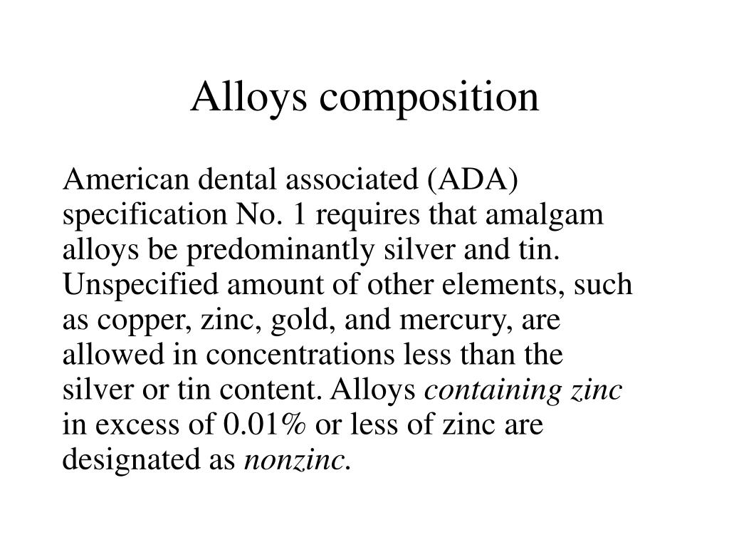 PPT Dental amalgam PowerPoint Presentation, free download ID3932084