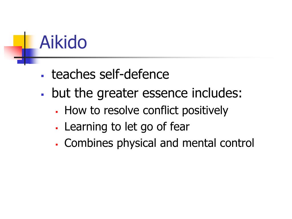 PPT Lessons from Aikido Workplace Conflict Management PowerPoint