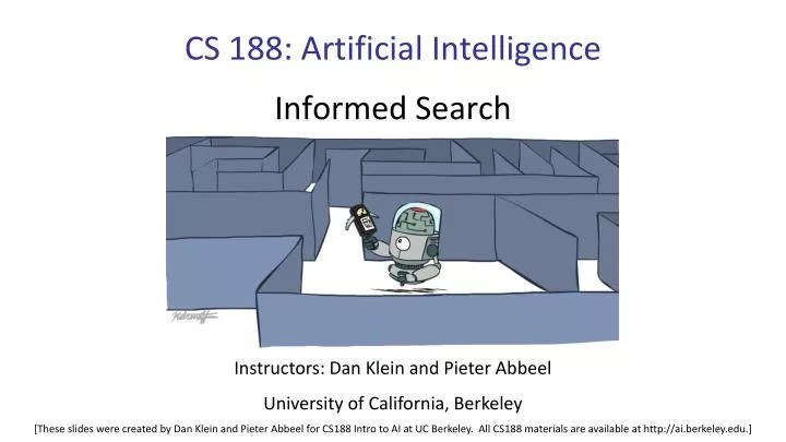 cs 188 fall 2023 PPT CS 188 Artificial Intelligence PowerPoint Presentation, free