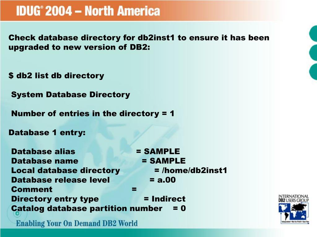 PPT Upgrade your complex DB2 UDB Environment Tips and Tricks
