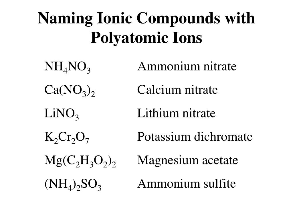 PPT Topic Names, Formulas, Equations, & Reactions PowerPoint
