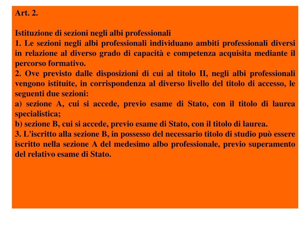 PPT DECRETO DEL PRESIDENTE DELLA REPUBBLICA 5 giugno 2001, n. 328