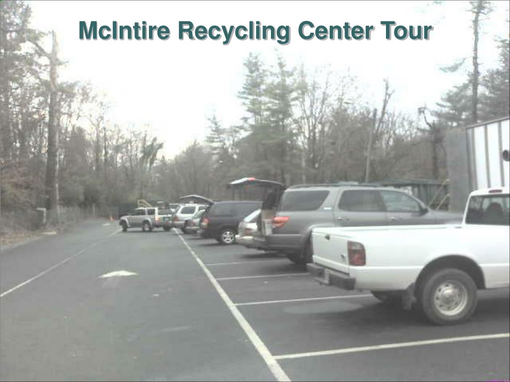 PPT McIntire Recycling Center Tour PowerPoint Presentation, free