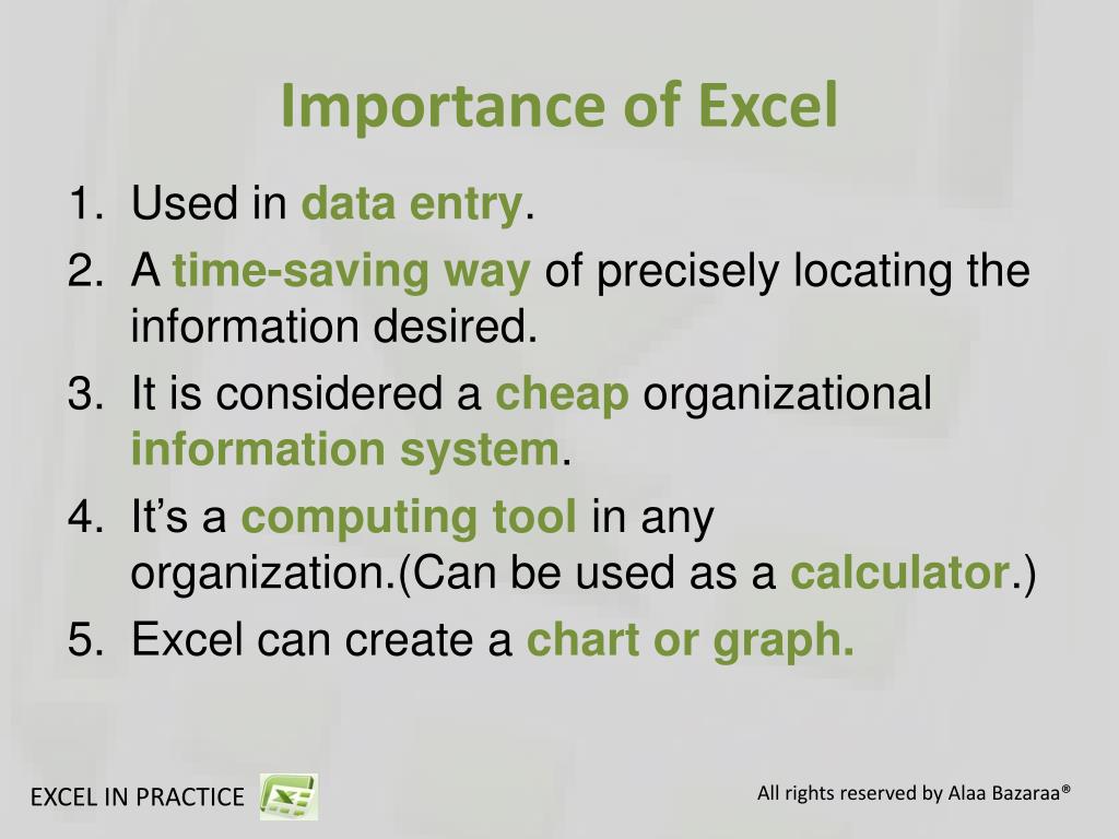 PPT EXCEL IN PRACTICE PowerPoint Presentation, free download ID3936926