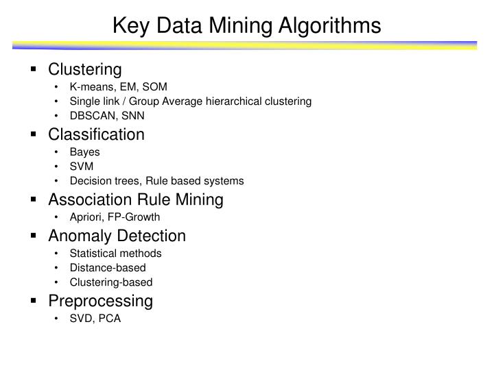 PPT Scalable Benchmarks and Kernels for Data Mining and Analytics