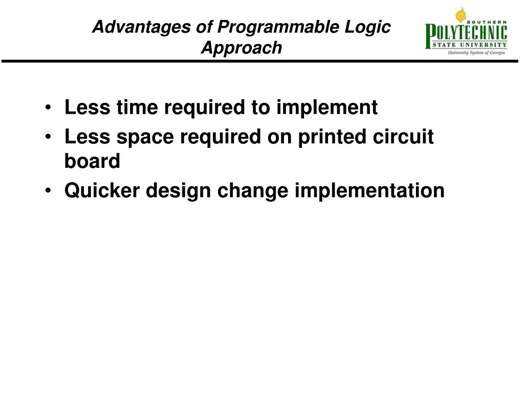 PPT Programmable Logic Devices Lecture 1 PowerPoint Presentation