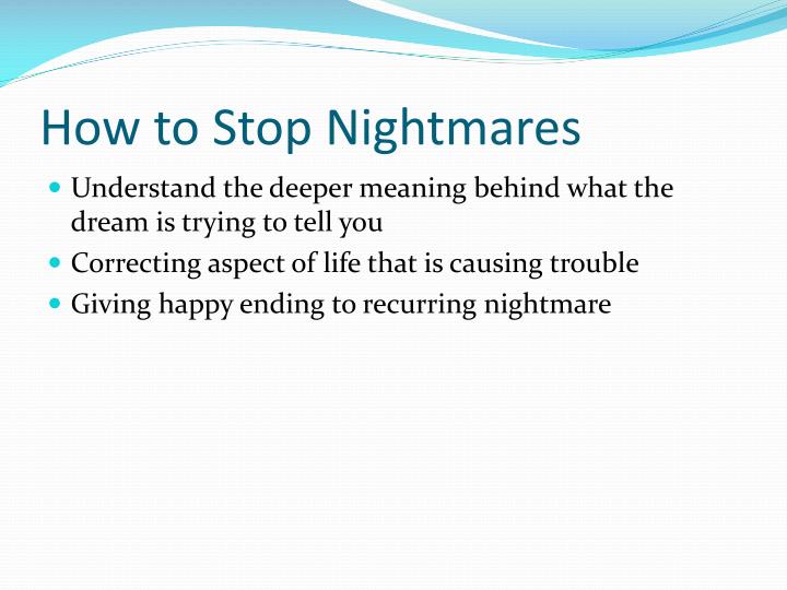 PPT Nightmares PowerPoint Presentation ID3942724