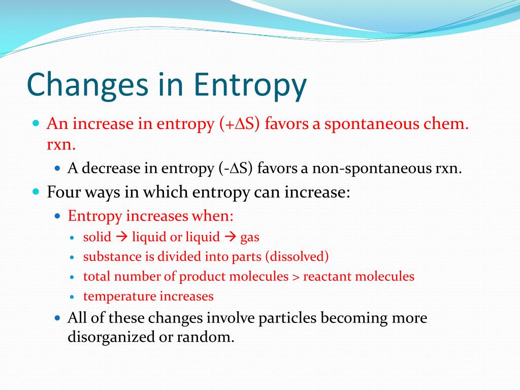 PPT Entropy and Free Energy PowerPoint Presentation, free download