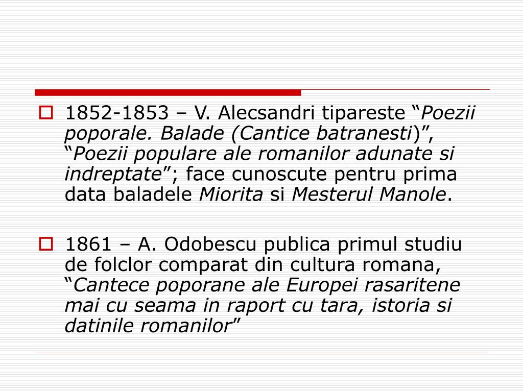 Ppt Descoperirea Literaturii Populare Powerpoint Presentation Free Download Id 3943876