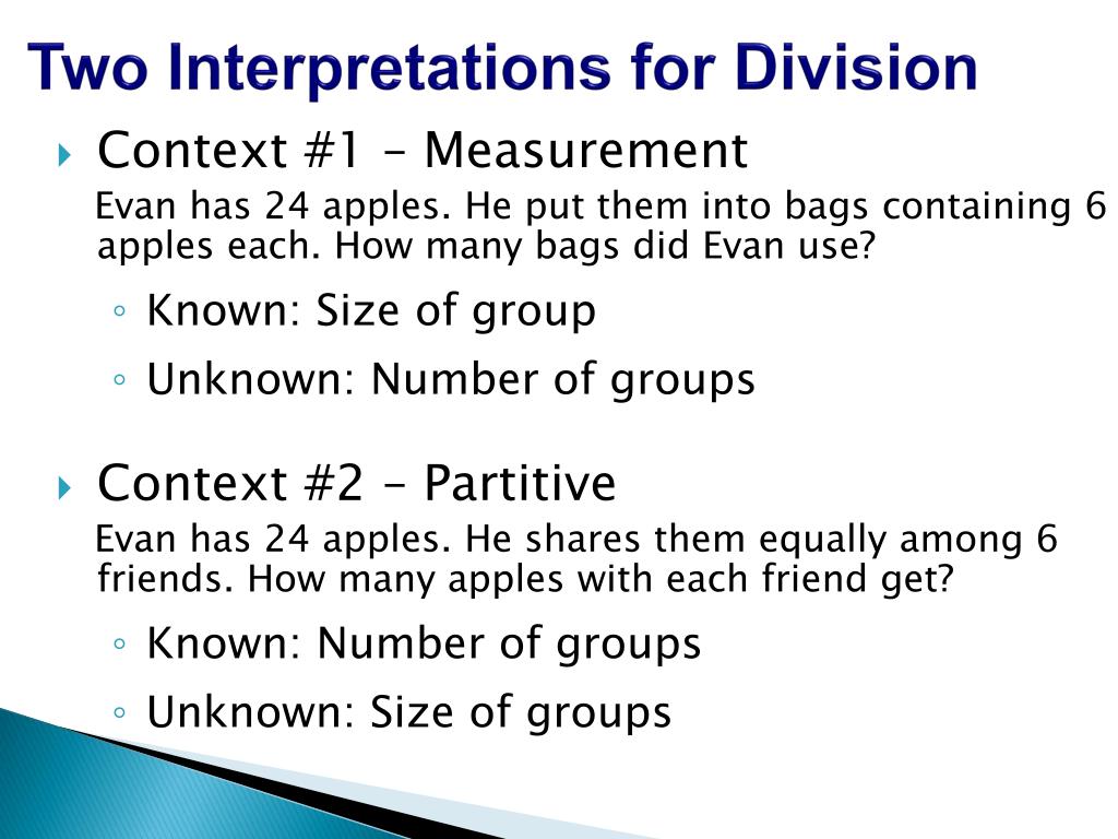PPT Constructing the Meaning of Division PowerPoint Presentation