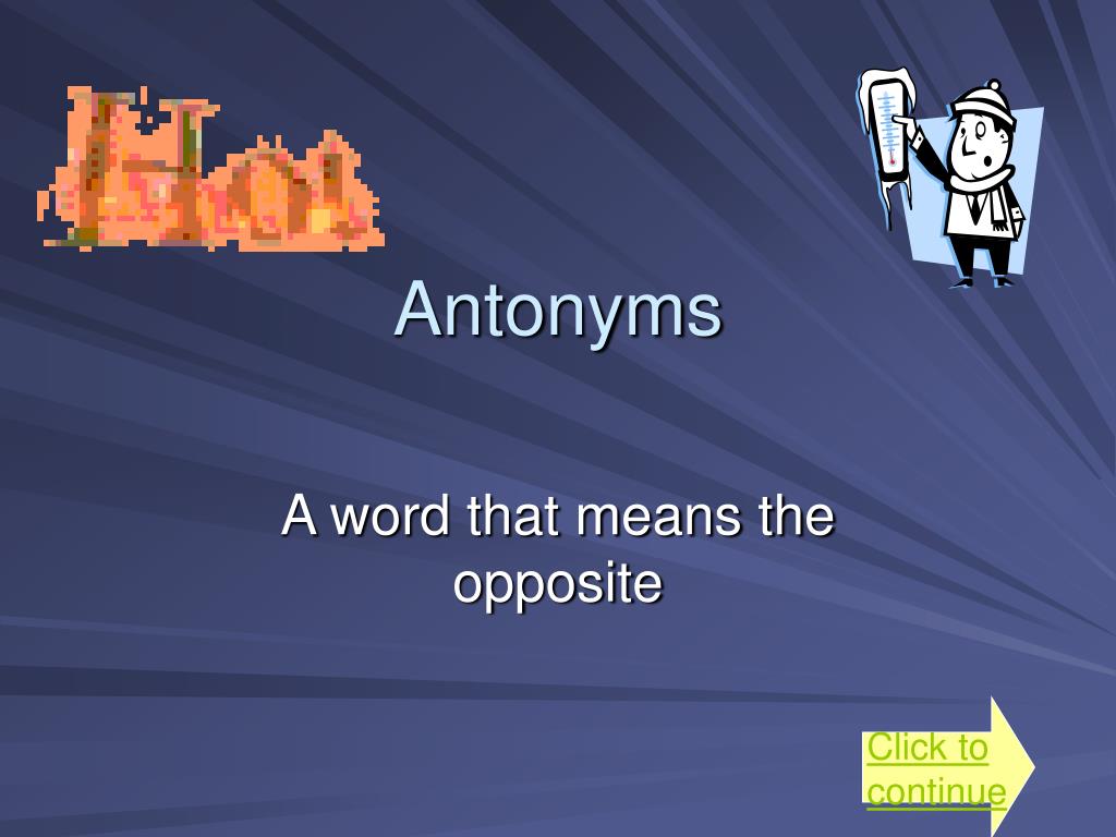 Antonyms site