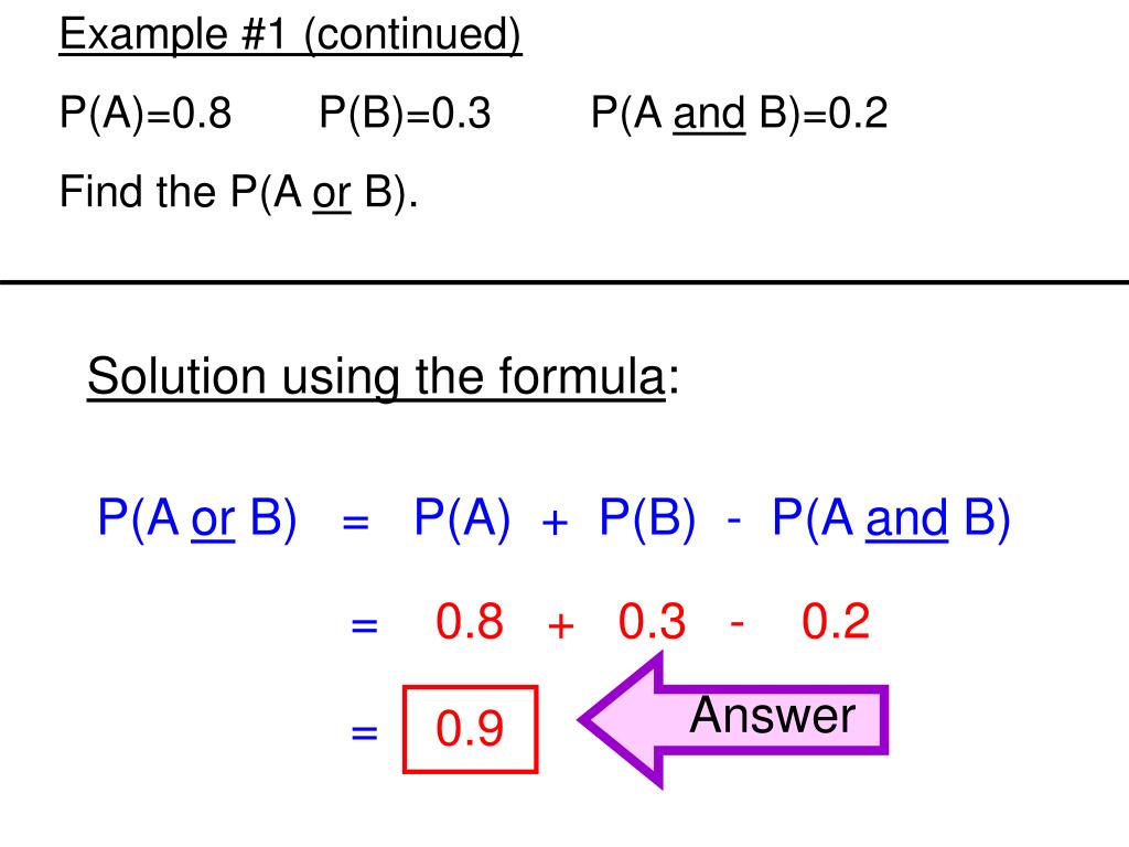PPT Addition Rule for Probability PowerPoint Presentation, free