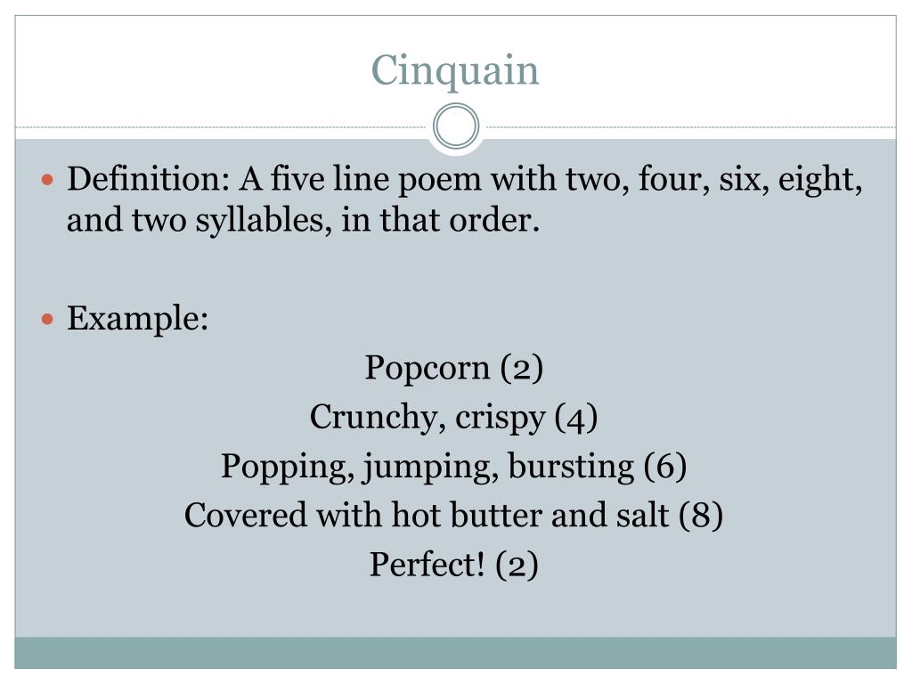 PPT Literary Terms and PoemADay PowerPoint