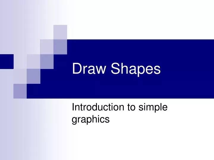 PPT Draw Shapes PowerPoint Presentation, free download ID3950003