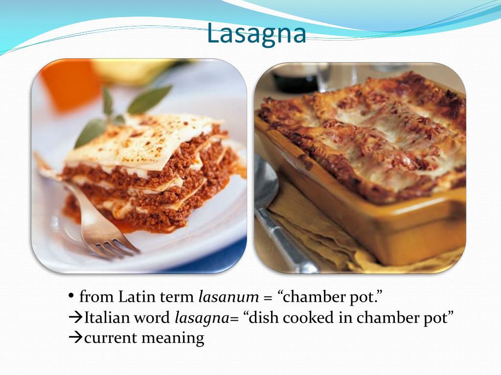 PPT Italian Culinary Loanwords in English PowerPoint Presentation