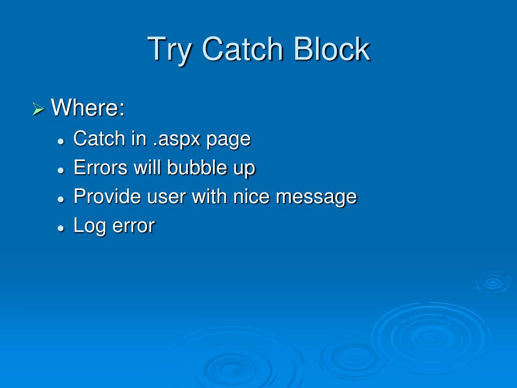 PPT Tracing, Logging, and Error Handling MacDonald Ch. 8 PowerPoint